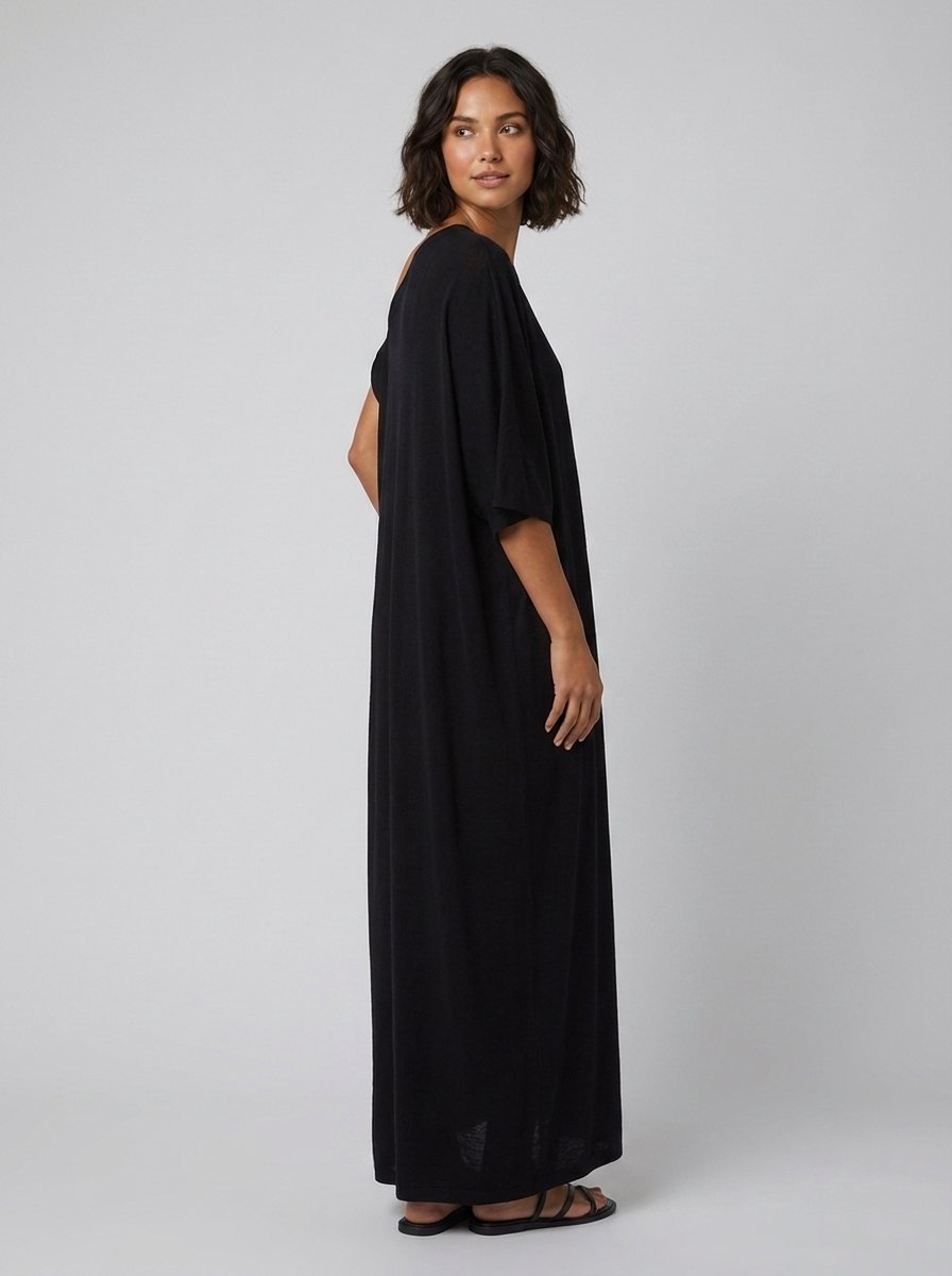 Asera Women's Top | Fine Weight Knit, Asymmetric Draped Silhouette
