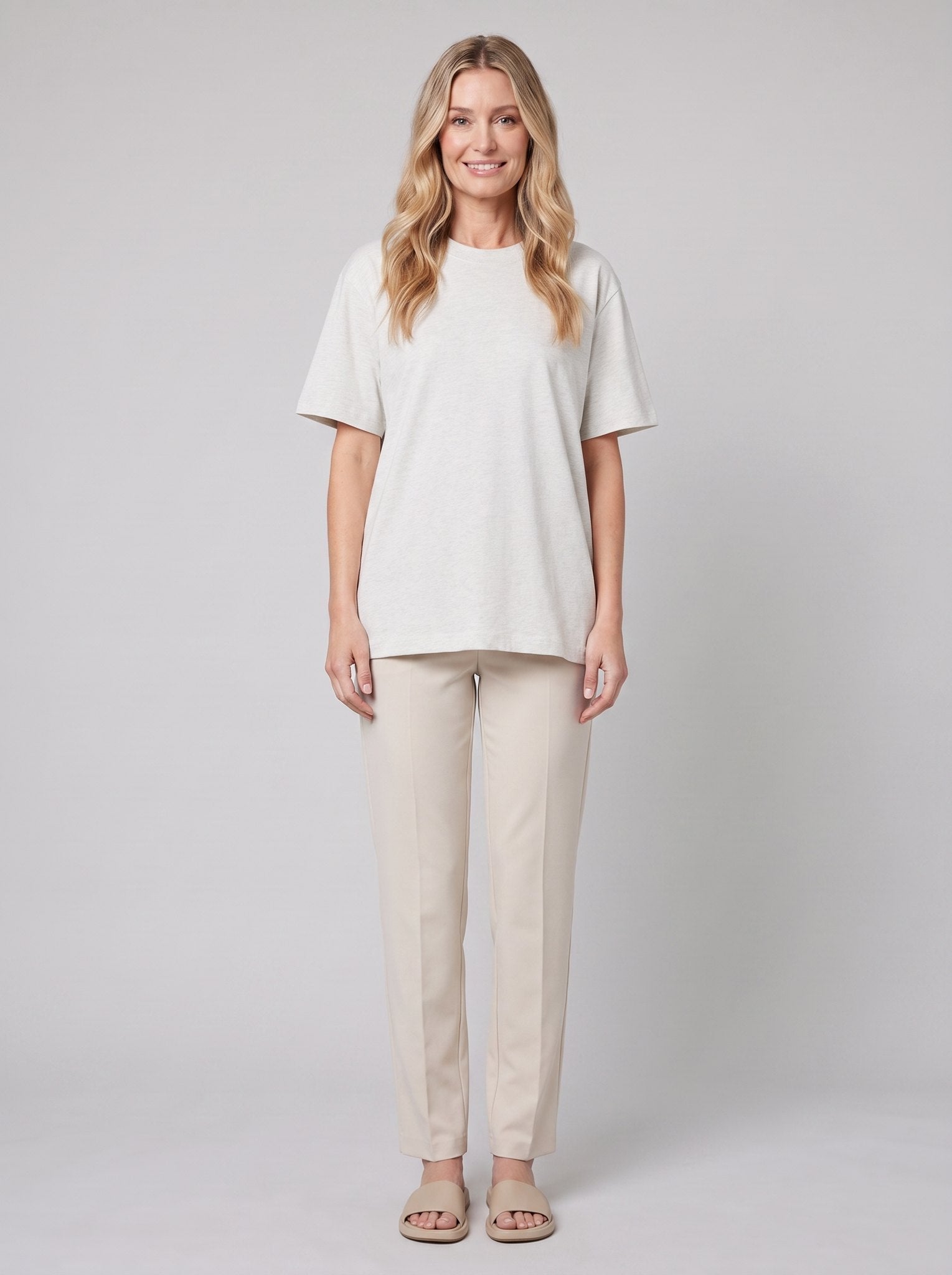 Aspen Oversized T-Shirt | Organic Cotton, Embroidered Logo