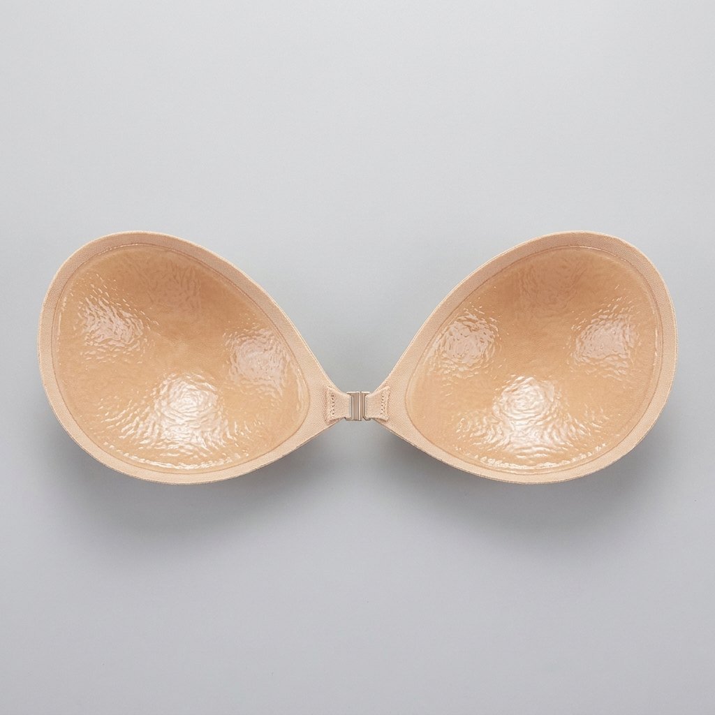 Aura Strapless Bra | Deep V Design, Reusable, Nylon-Spandex Blend