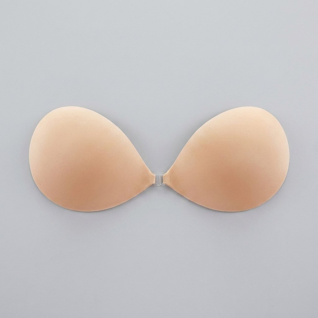 Aura Strapless Bra | Deep V Design, Reusable, Nylon-Spandex Blend