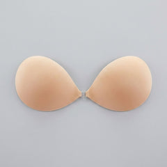 Aura Strapless Bra | Deep V Design, Reusable, Nylon-Spandex Blend
