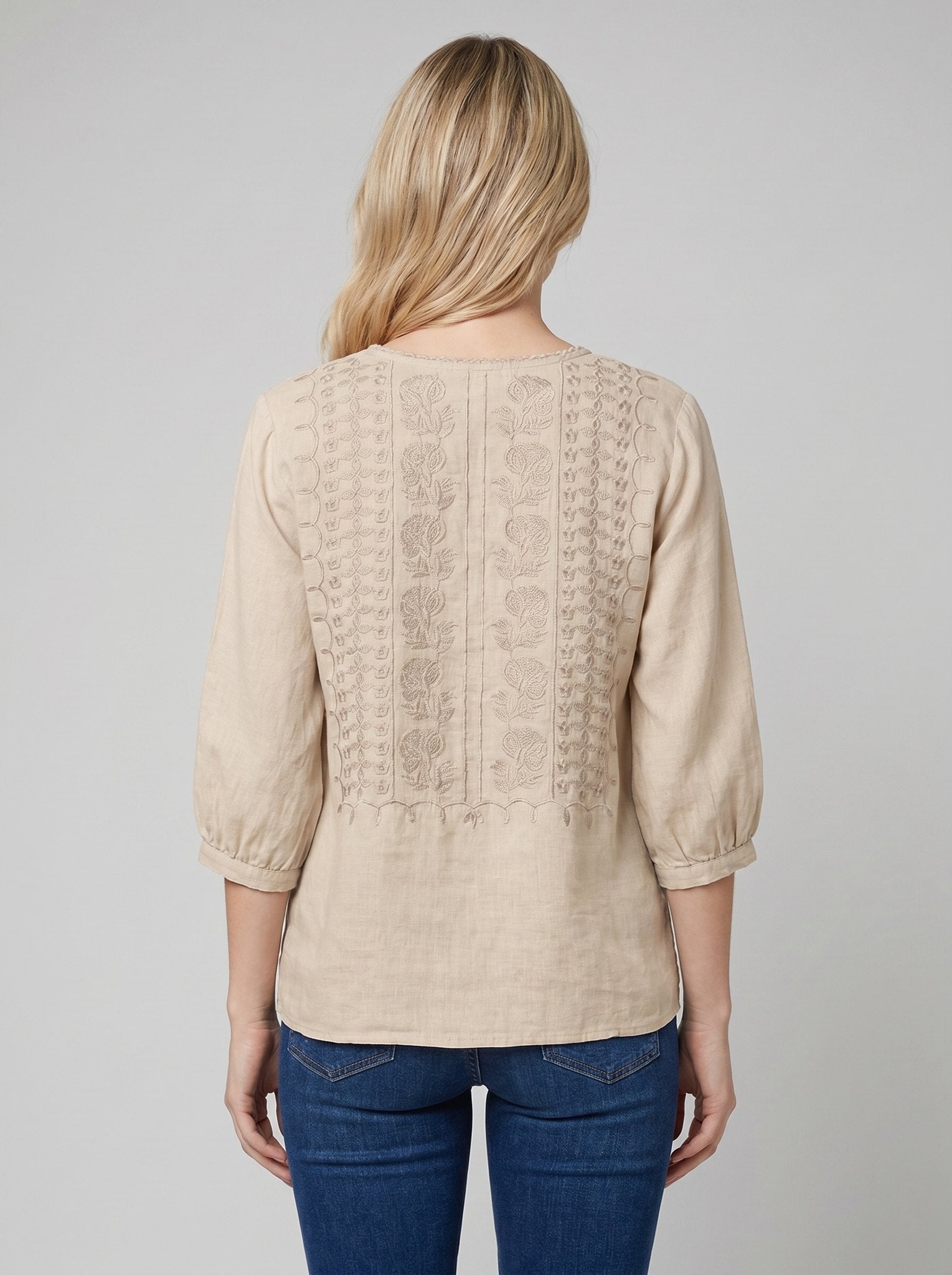 Aurora | Embroidered Relaxed Blouse
