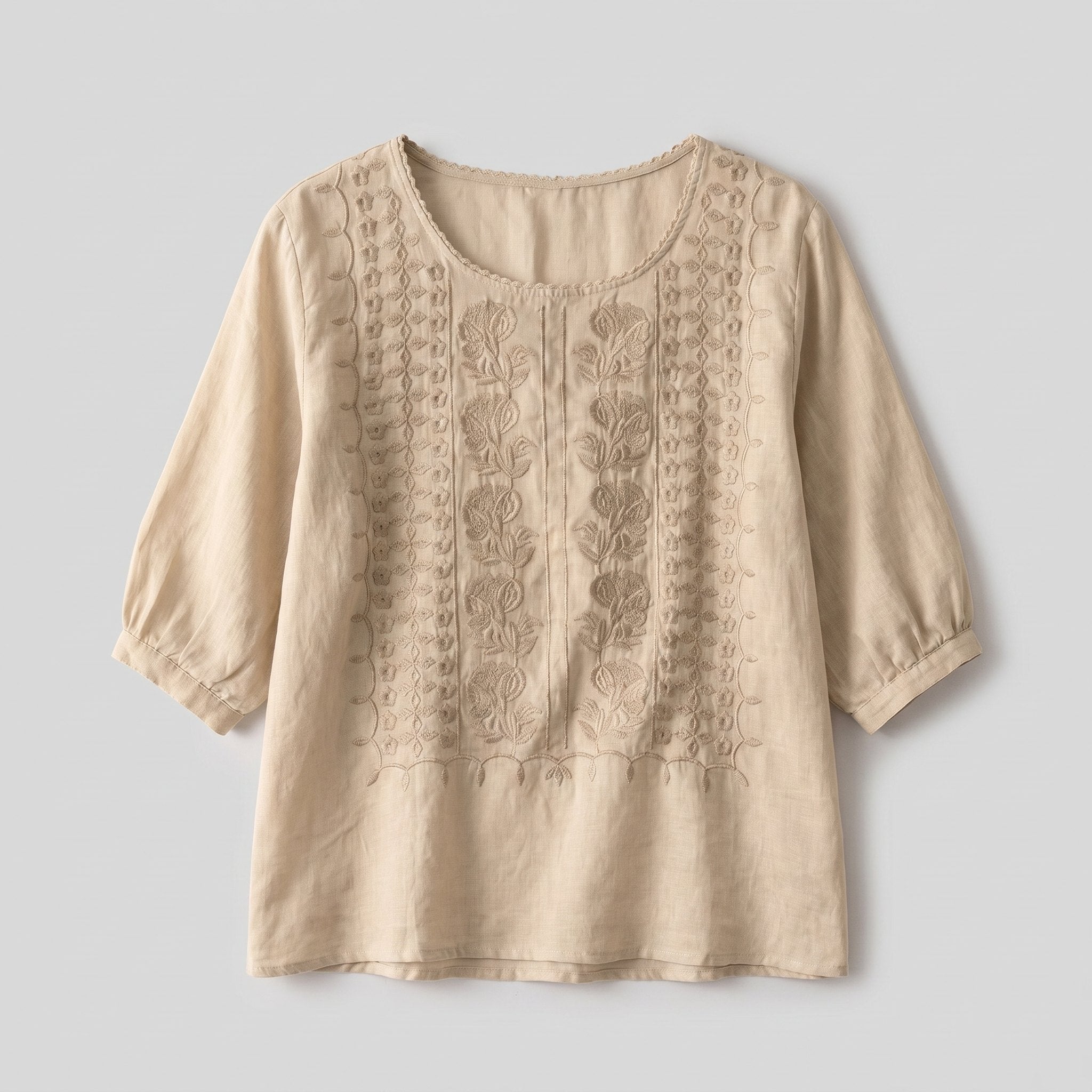 Aurora | Embroidered Relaxed Blouse