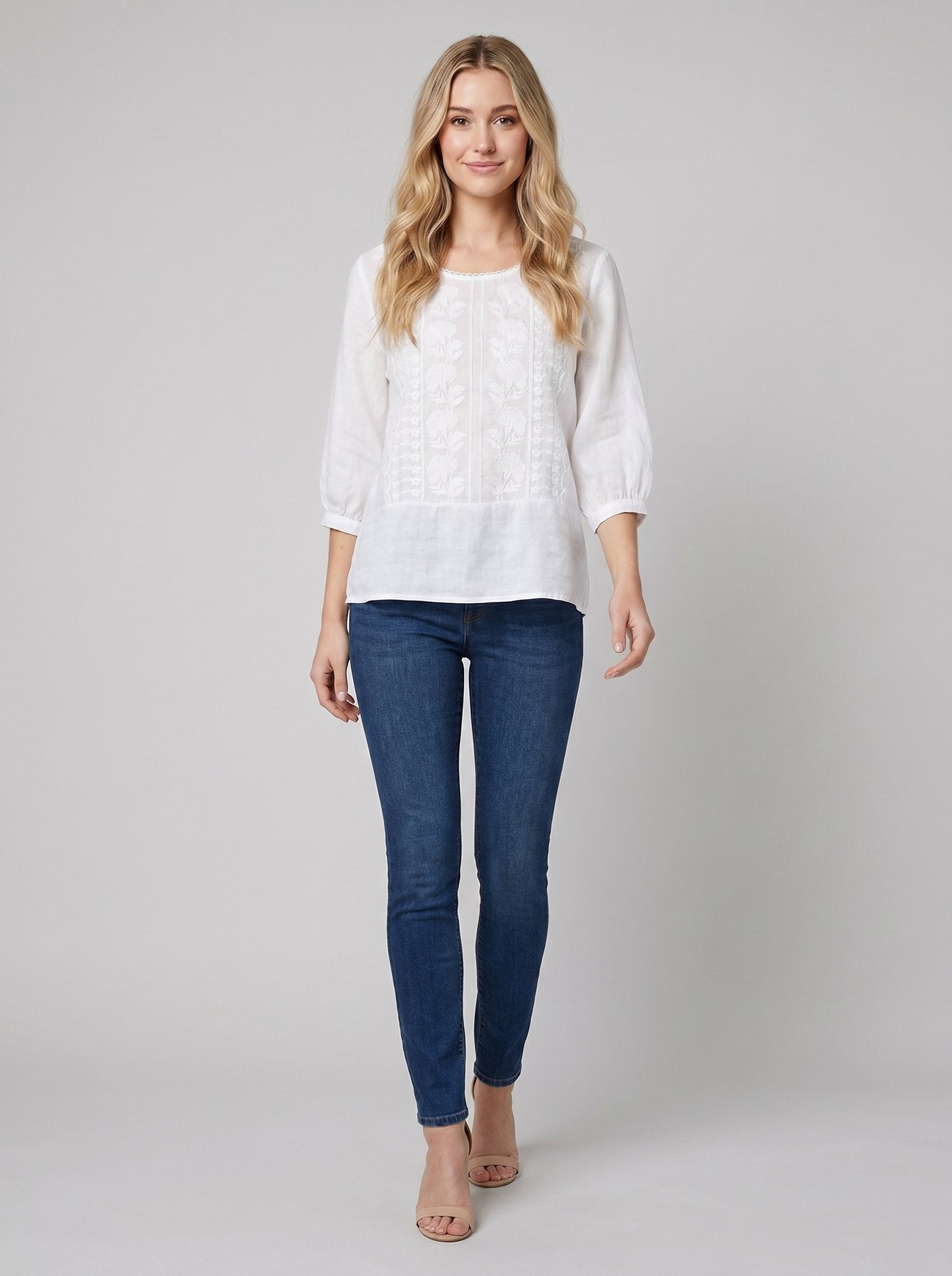 Aurora | Embroidered Relaxed Blouse