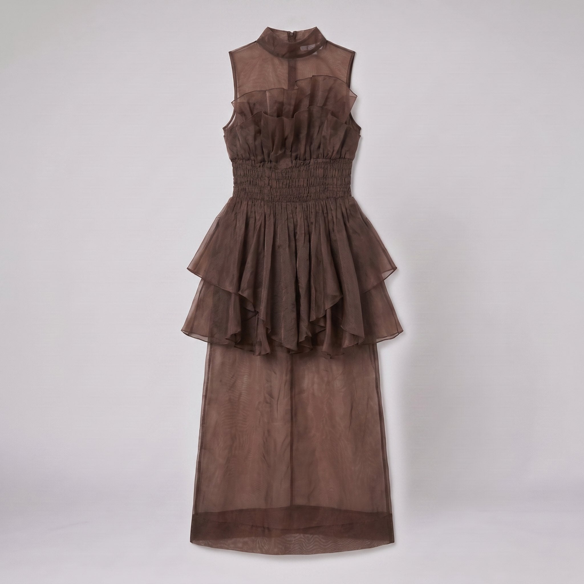 Aveline Maxi Dress | One Shoulder, Ruffled Tiered Long Dress for Women