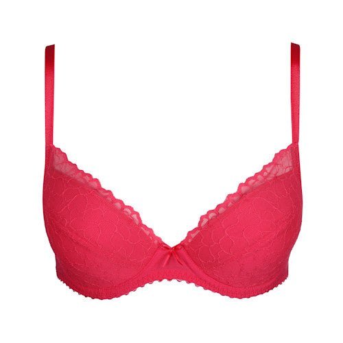 Azelie Push-Up Bra | Padded, Lace Trim, Adjustable Straps