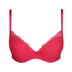 Azelie Push-Up Bra | Padded, Lace Trim, Adjustable Straps
