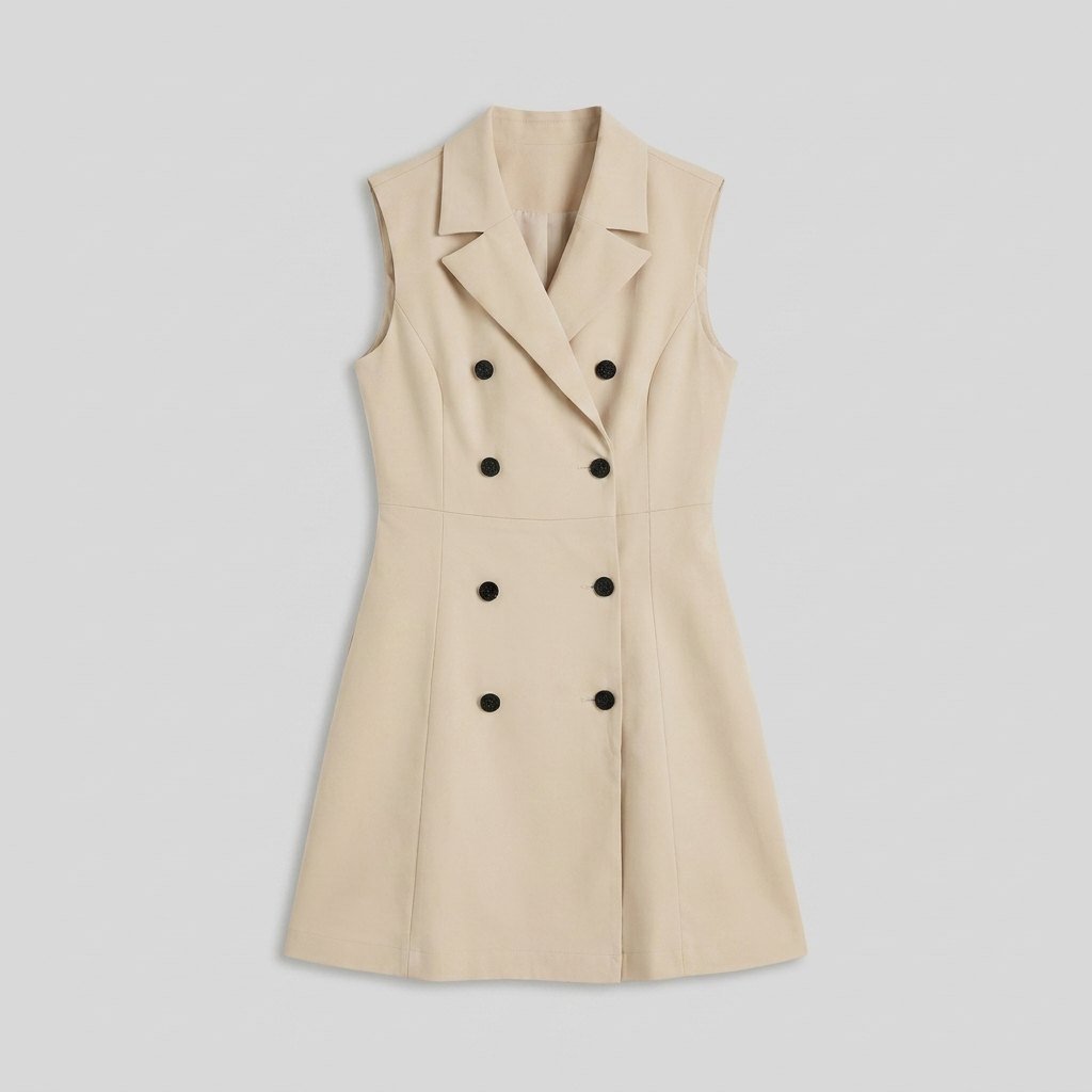 Bella | Blazer Dress Double-Breasted, Premium Crepe Blend