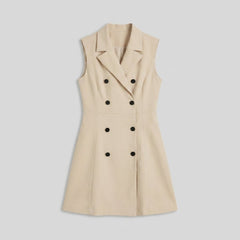 Bella | Blazer Dress Double-Breasted, Premium Crepe Blend