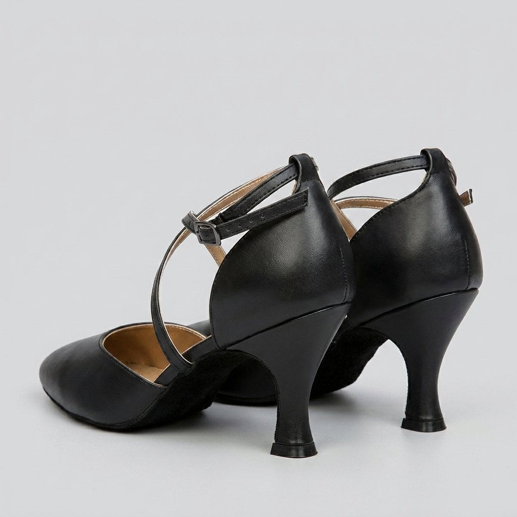 Bella | Dance Heels Leather Blend, Customizable Ballroom Shoes
