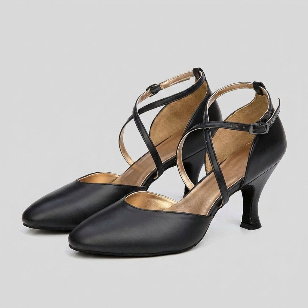 Bella | Dance Heels Leather Blend, Customizable Ballroom Shoes