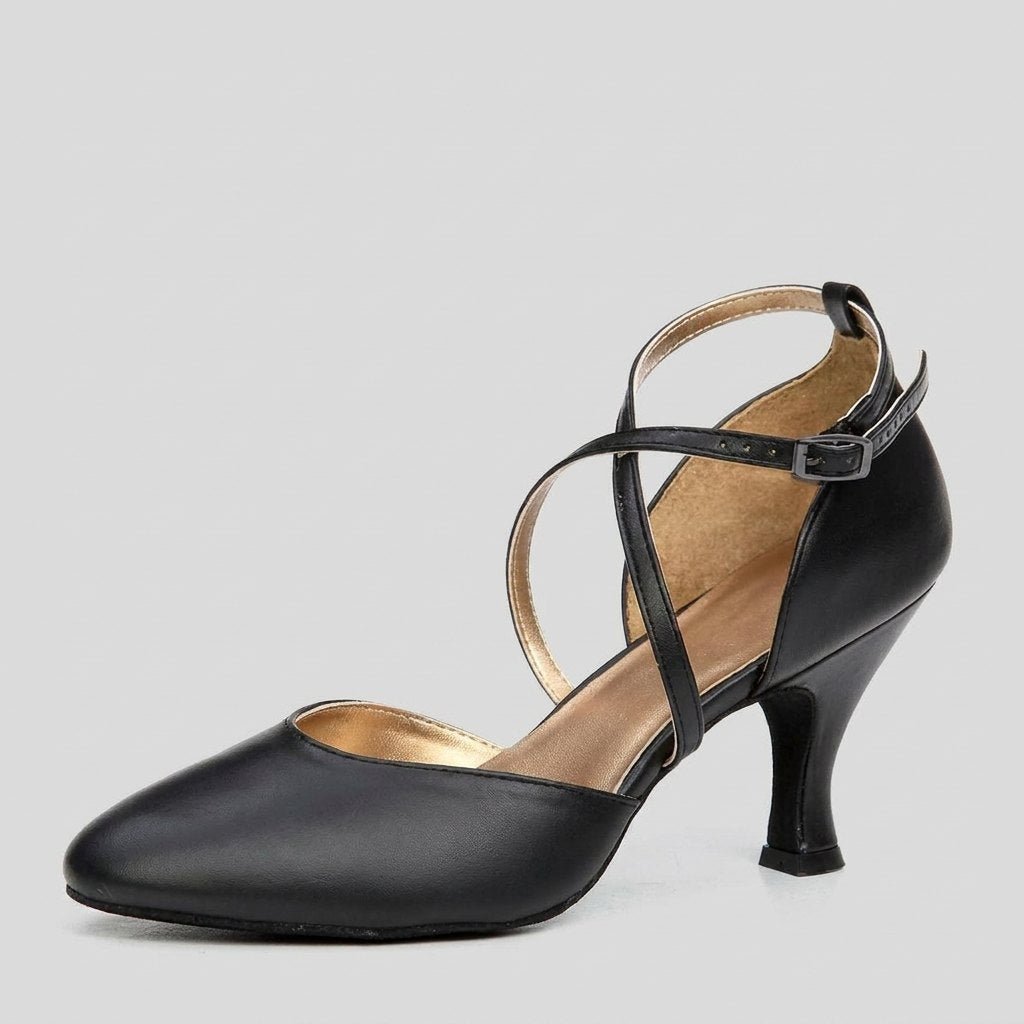Bella | Dance Heels Leather Blend, Customizable Ballroom Shoes