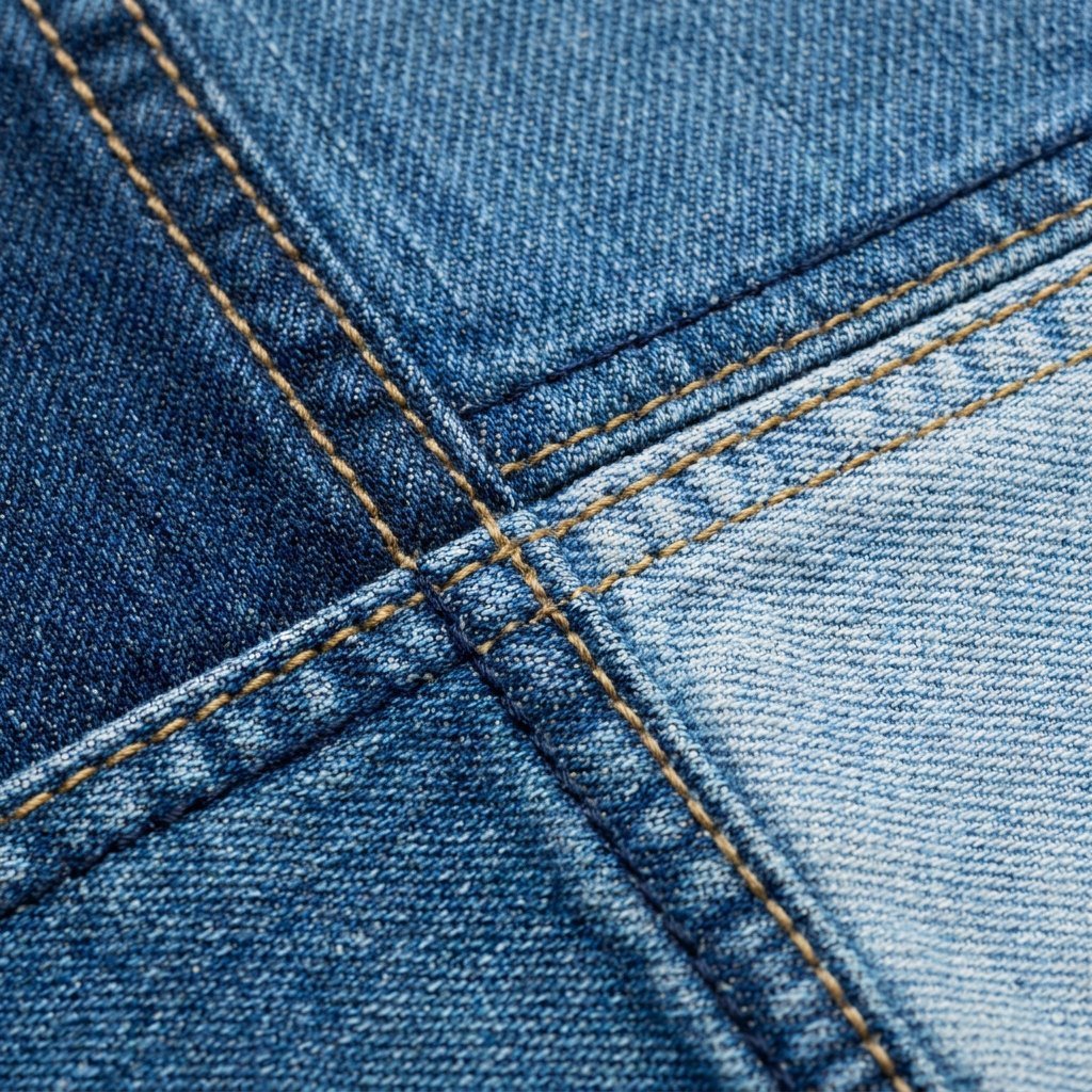 Bella | Denim Dress Asymmetrical Patchwork, Comfortable Fit for Women
