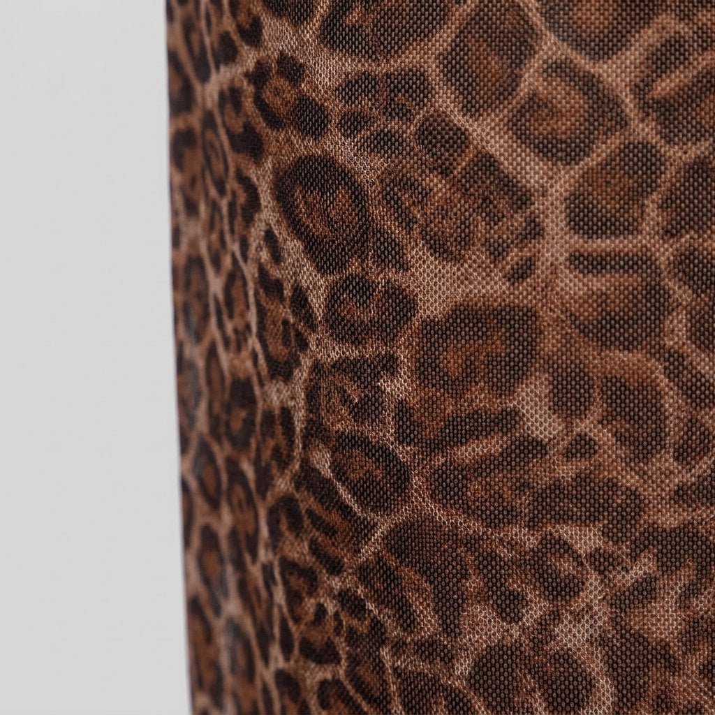 Breeze Mesh Sarong | Lightweight Leopard Print Cover Up for Women