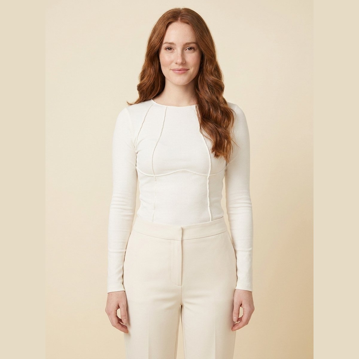 Breezy | Women's Top Slim Fit, Ribbed Texture