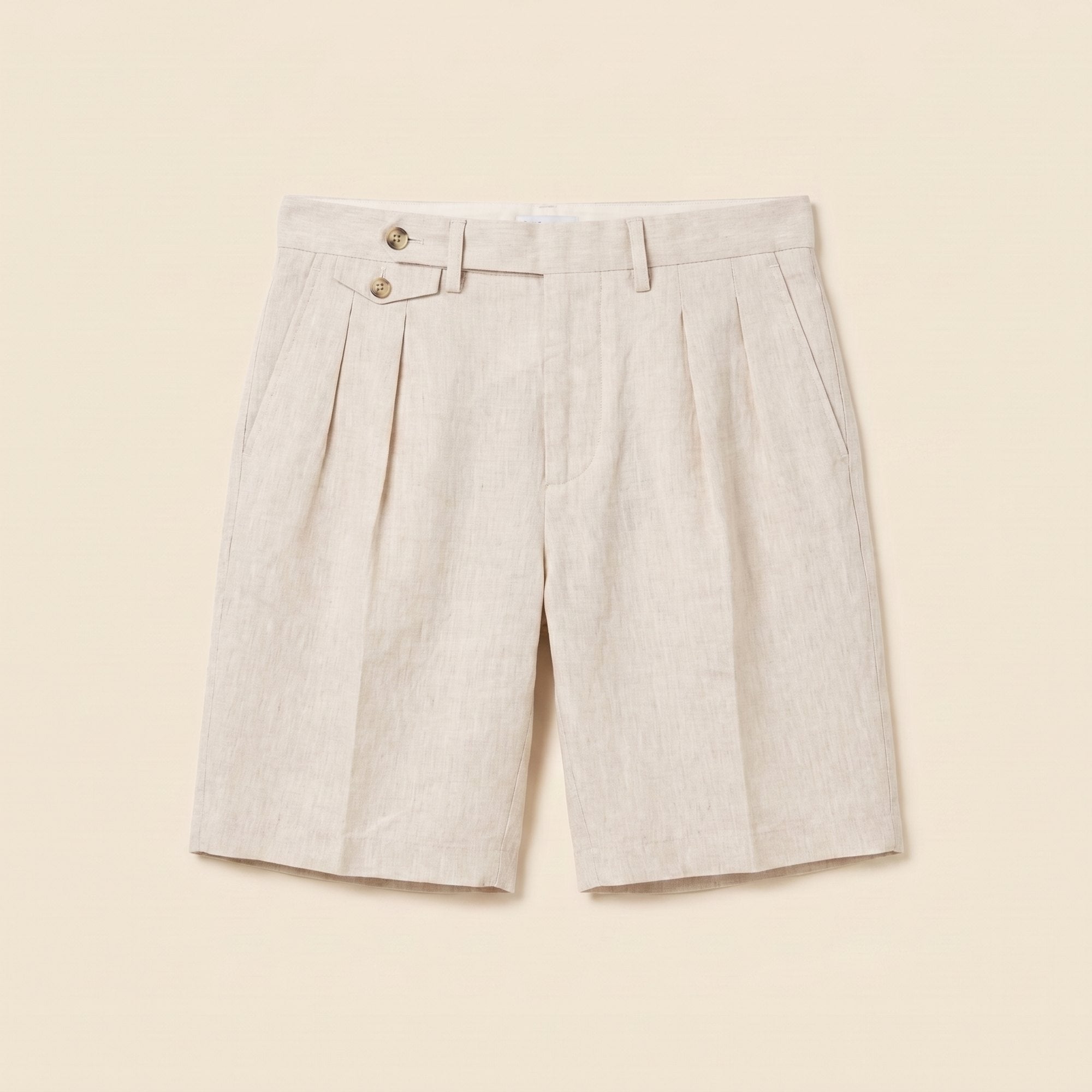 Brenlin Bermuda Shorts | Relaxed Fit Linen, Casual Summer Style