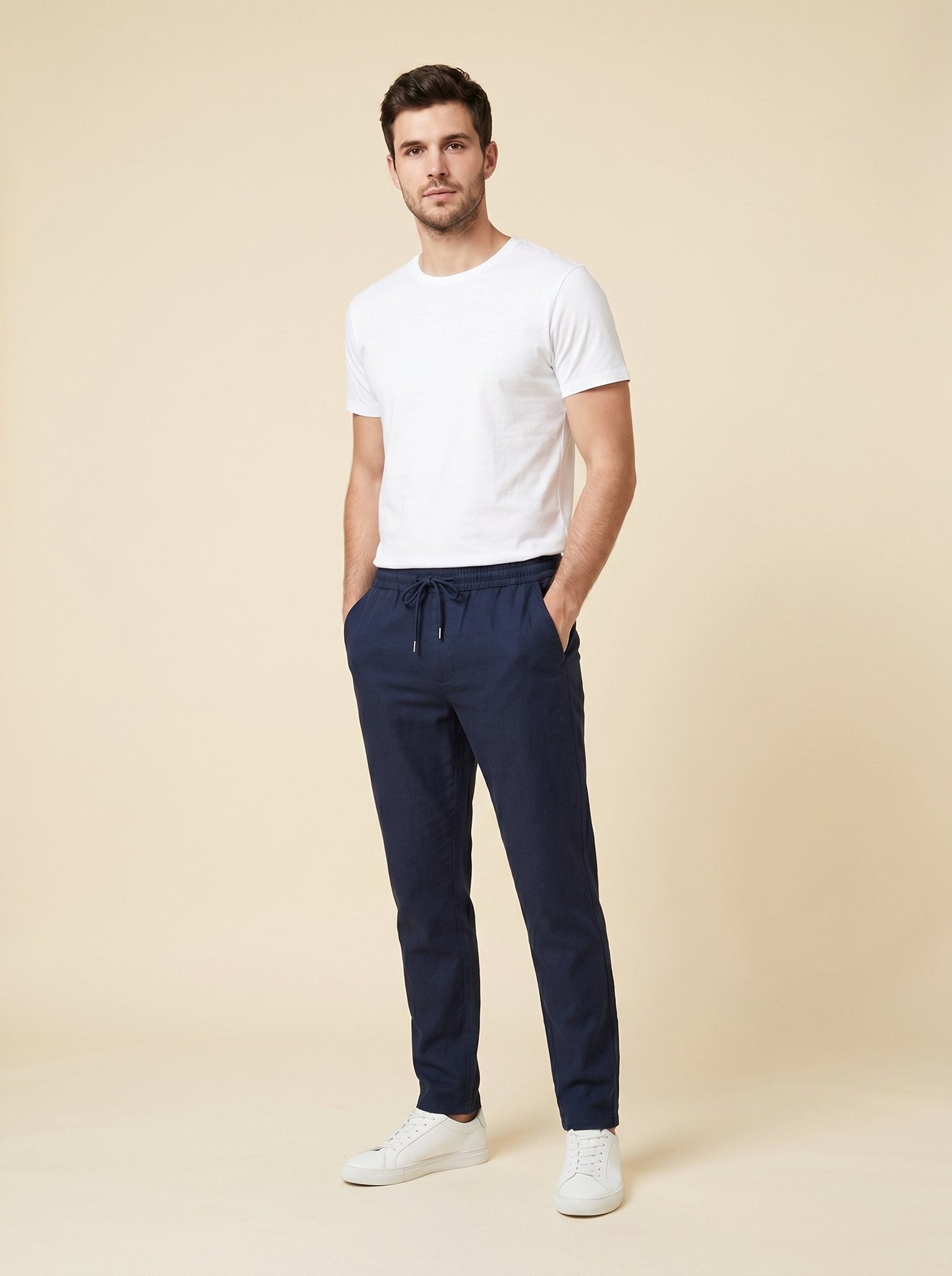 Brixon Men's Casual Trousers | Premium Lightweight, Straight-Leg Fit