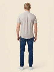Caden Casual Shirt | Cotton Twill, Short Sleeve, Button Down Collar