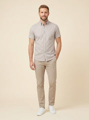 Caden Casual Shirt | Cotton Twill, Short Sleeve, Button Down Collar