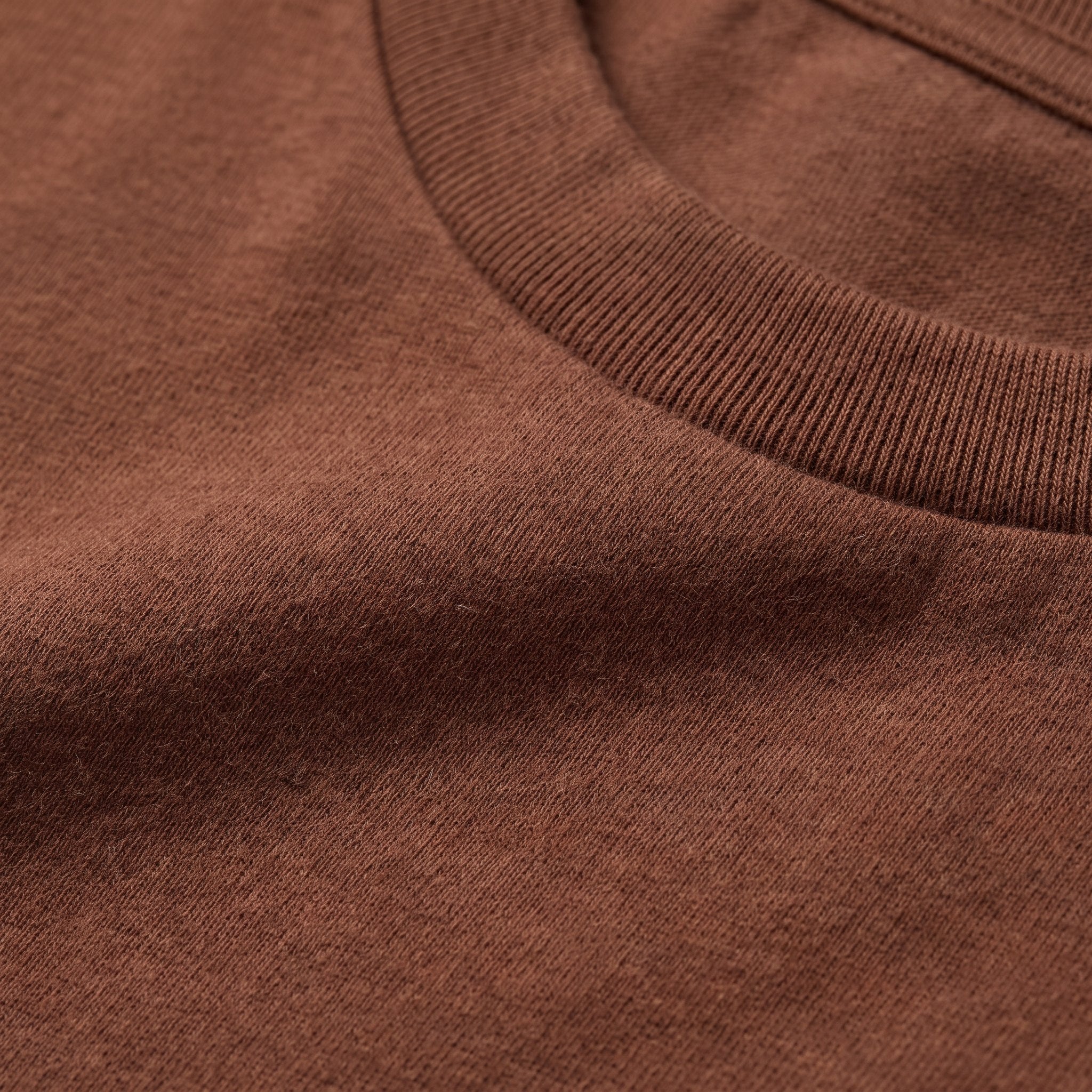 Caden Oversized T Shirt | Relaxed Fit, Brushed Cotton, Chestnut