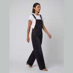 Cali | Denim Overalls for Women Soft-Washed Cotton, Wide-Leg Design