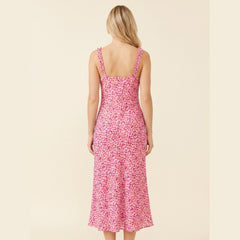 Cami | Floral Dress Bohemian Midi, Slim Fit Summer Dress for Women