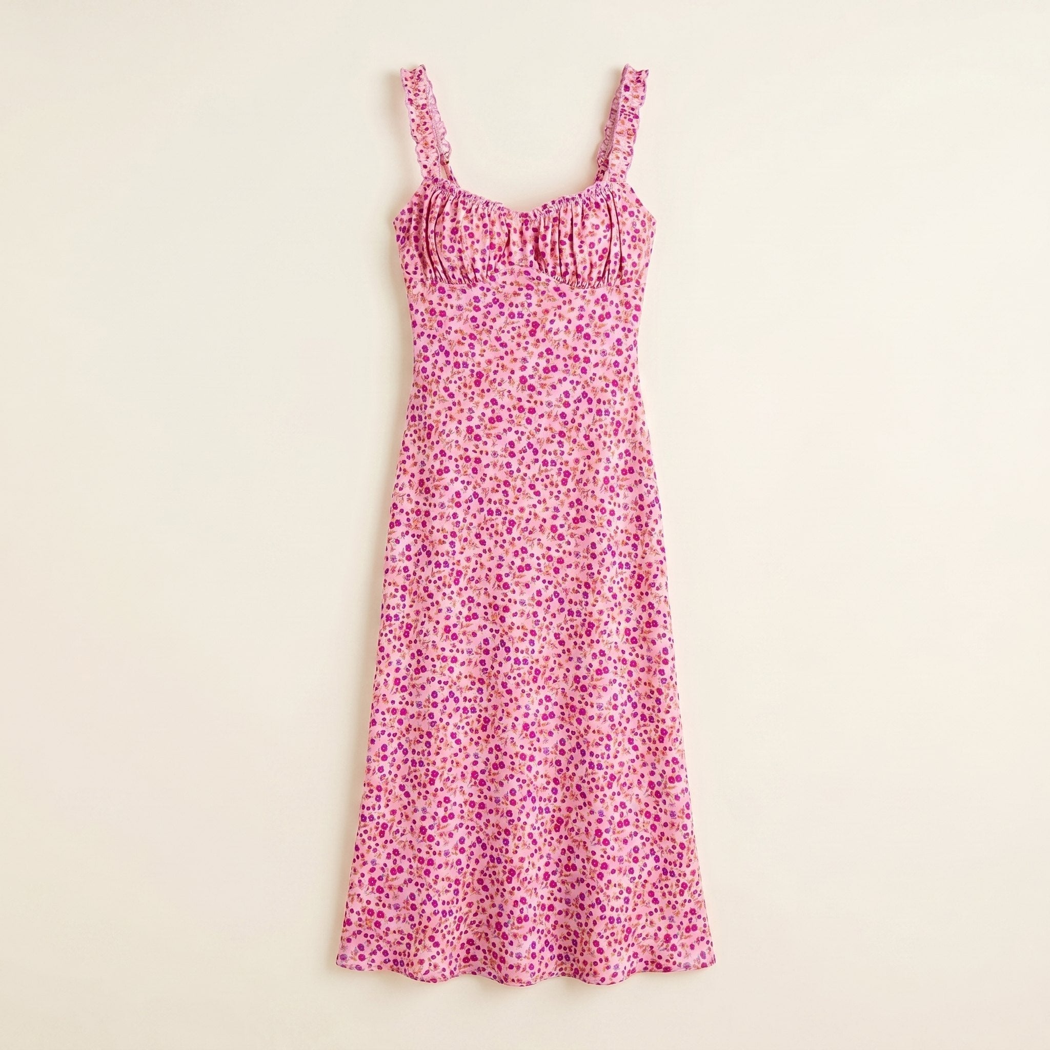 Cami | Floral Dress Bohemian Midi, Slim Fit Summer Dress for Women