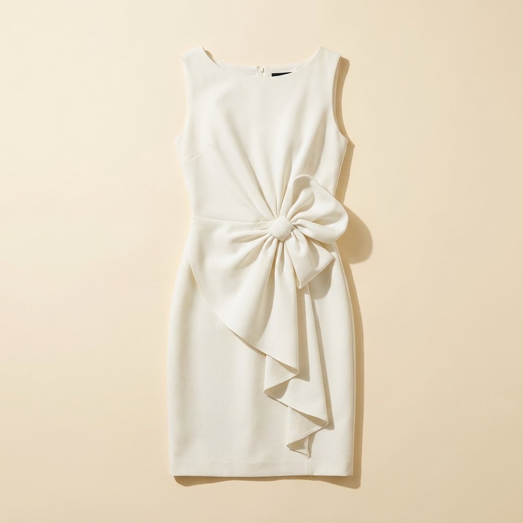 Camille | Bow-Detail Sleeveless Dress