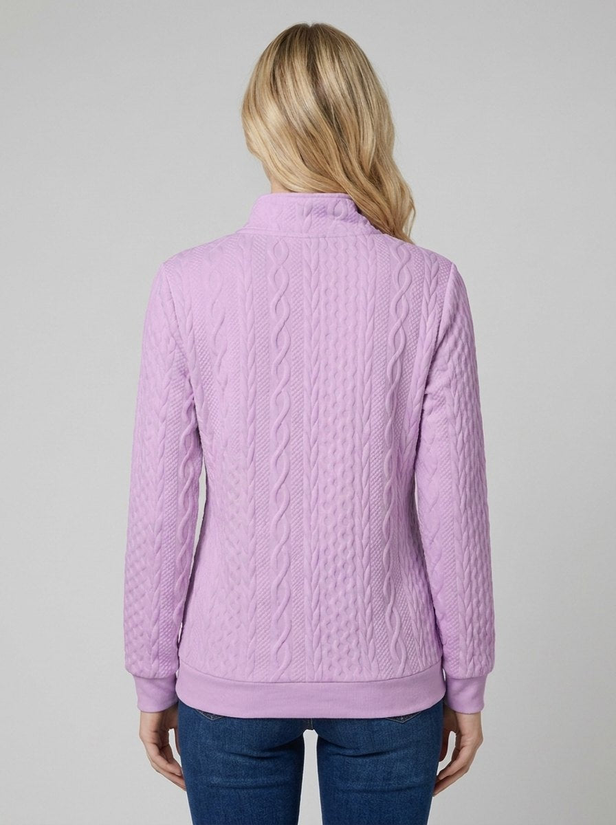 Celeste | Soft Knit Zip Sweater