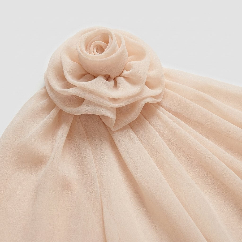 Chic | One Shoulder Blouse Asymmetrical Chiffon Design, Regular Fit