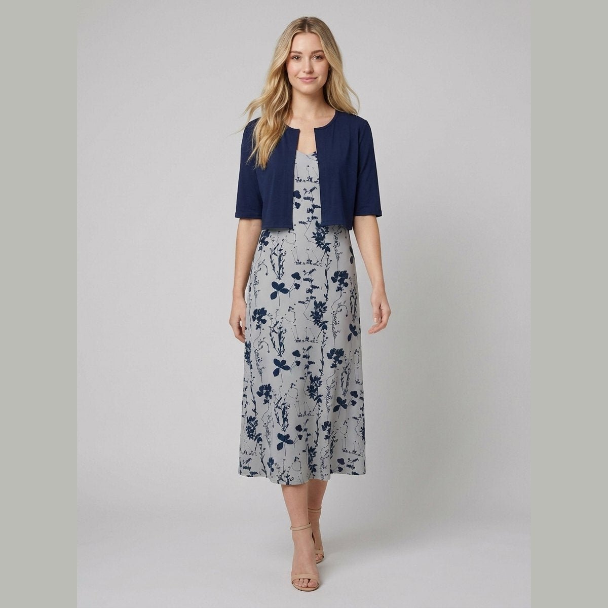 Chico | Floral Dress Lightweight, Elegant Two-Piece Summer Dress for Women