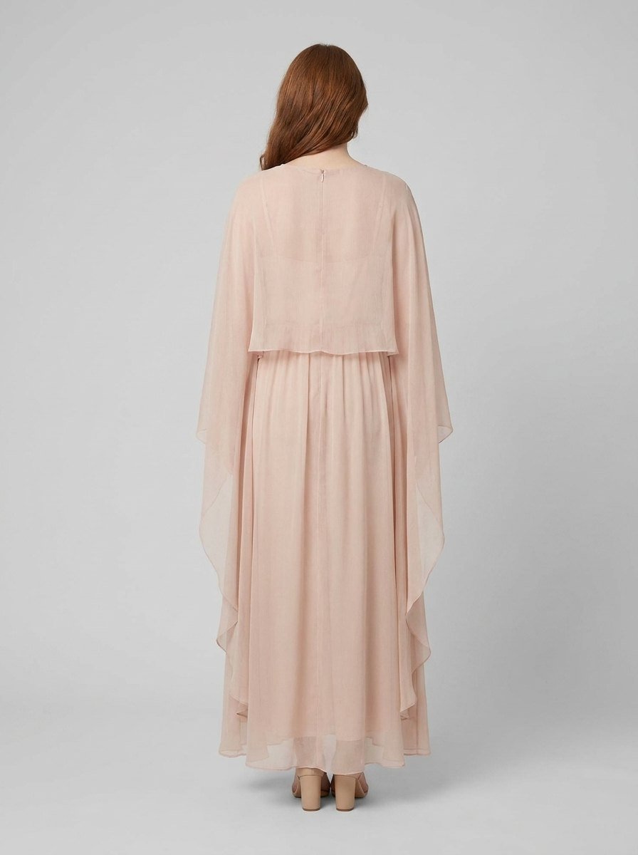 Cindy | Chiffon Dress, Sheer Layered Maxi, Perfect for Weddings and Summer Events