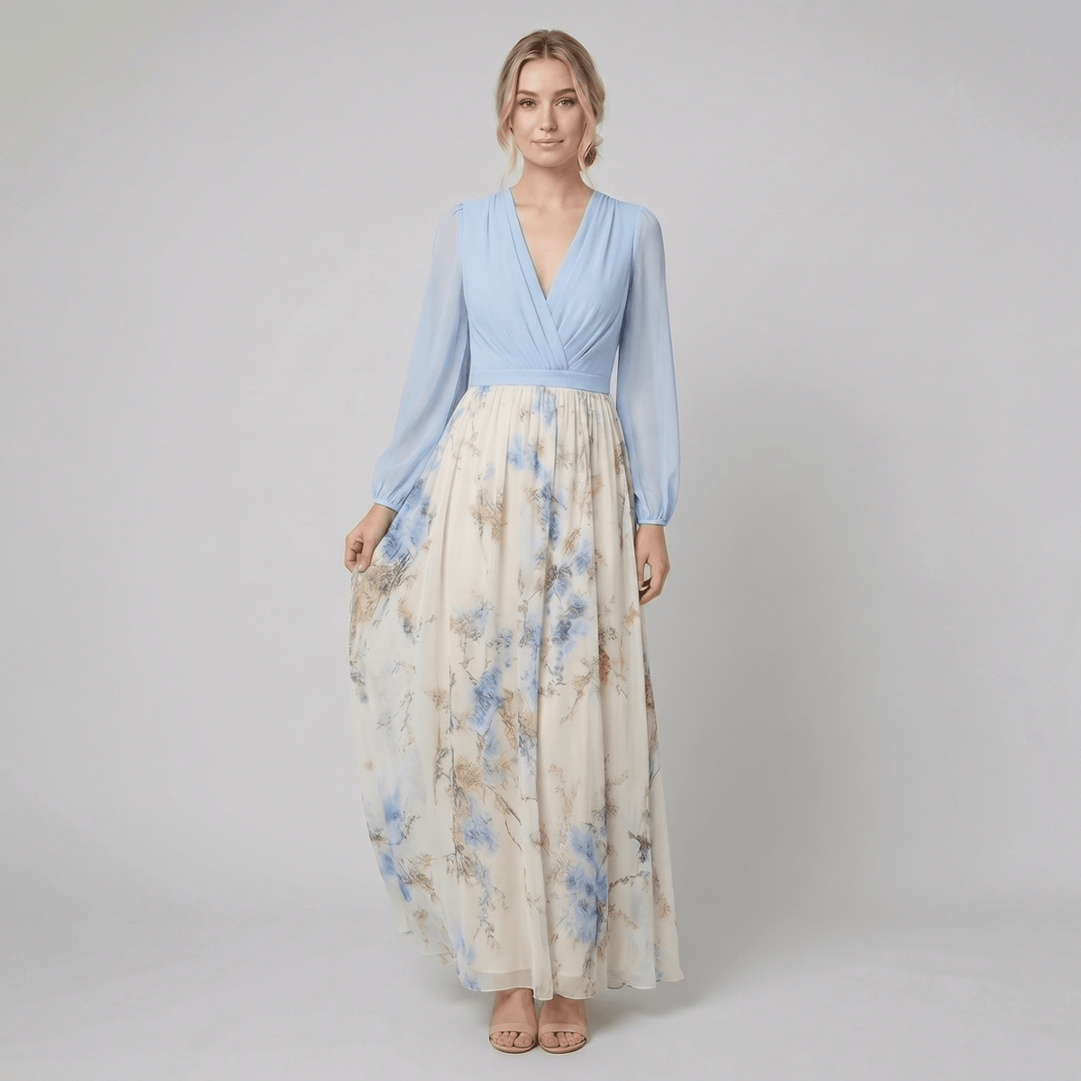 Clara | Stunning Floral Print Maxi Dress