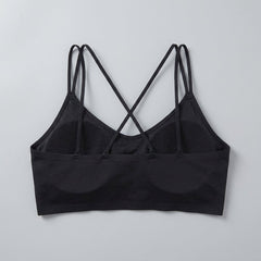 Cleo Crossover Bra | Lace Design, Seamless Comfort