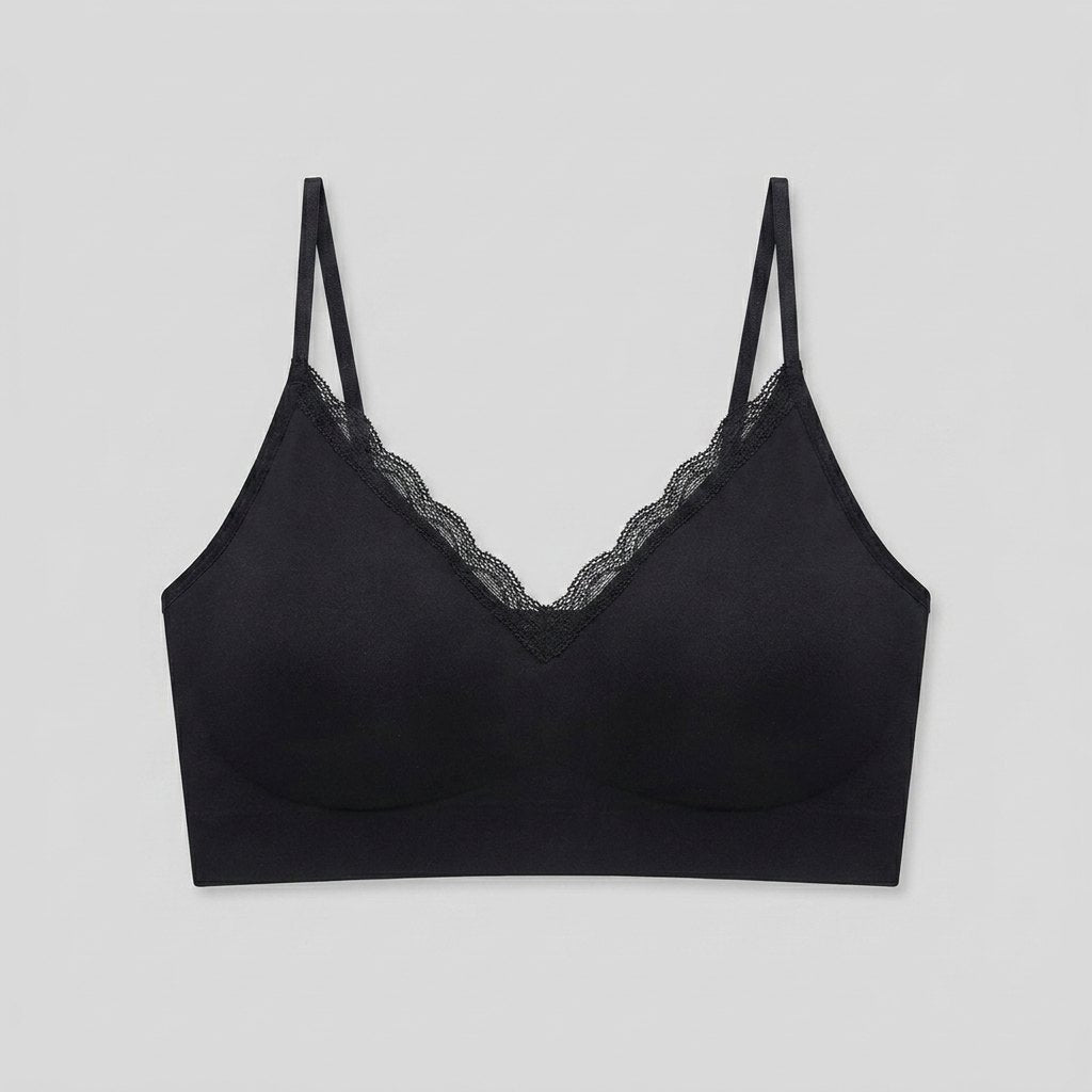 Cleo Crossover Bra | Lace Design, Seamless Comfort