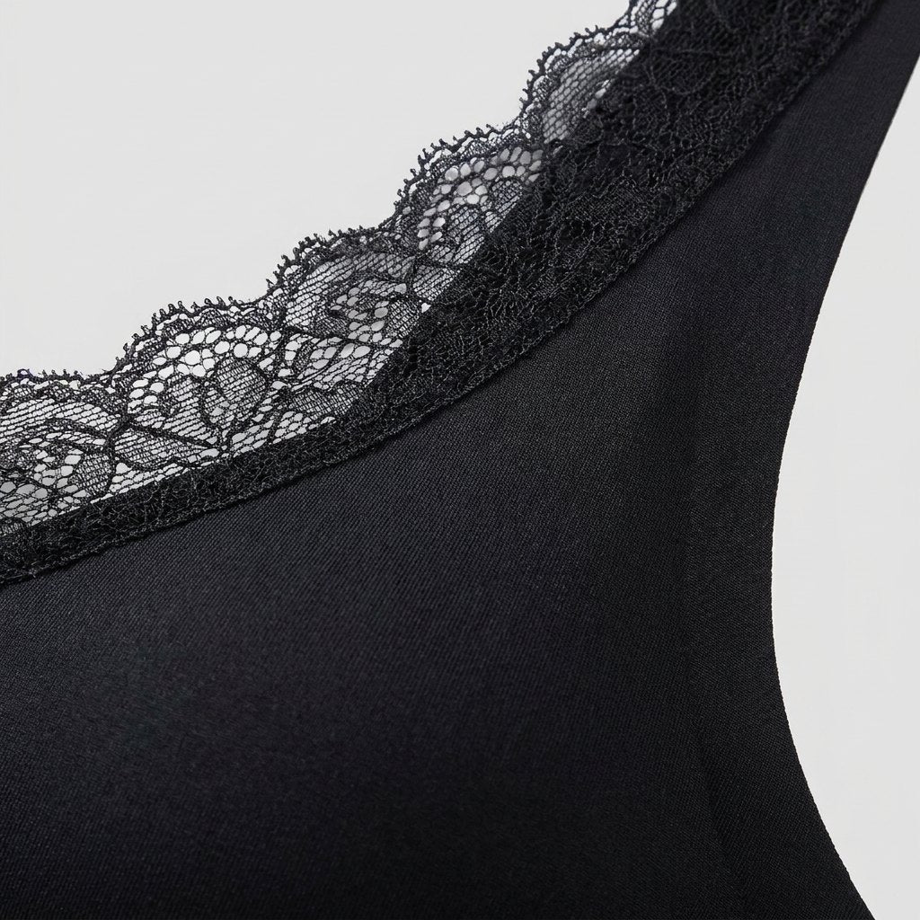 Cleo Crossover Bra | Lace Design, Seamless Comfort