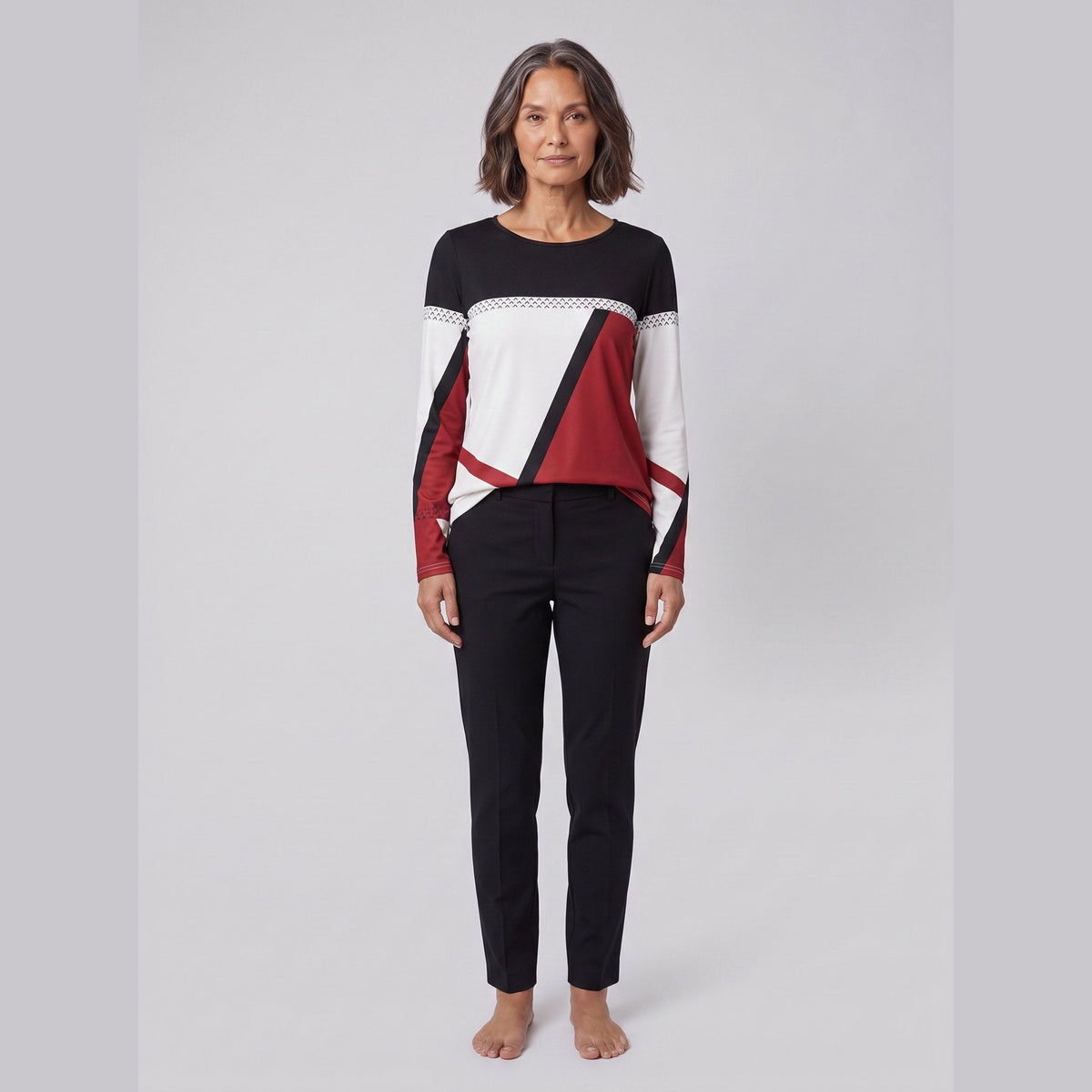 Cleo Relaxed Fit Top | Striking Design, Effortless Comfort