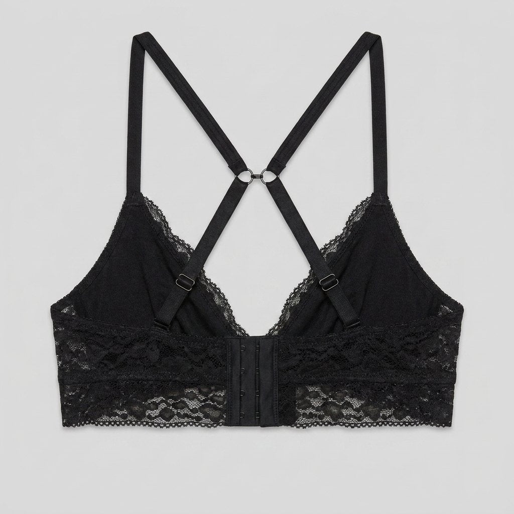 Cleo Wireless Bralette | Animal-Motif Lace, Non-Padded