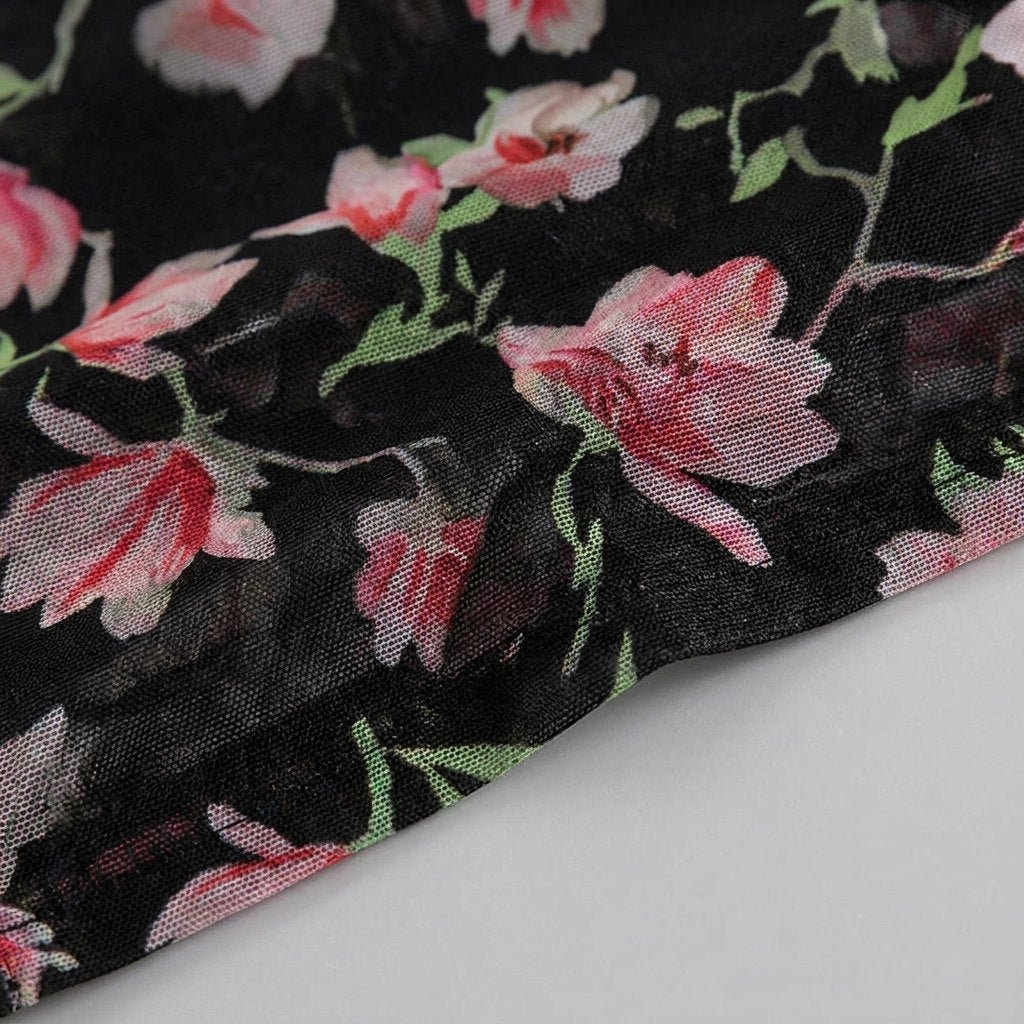 Cora Floral Bra | Wide Straps, Wire-Free Comfort, Plus Size