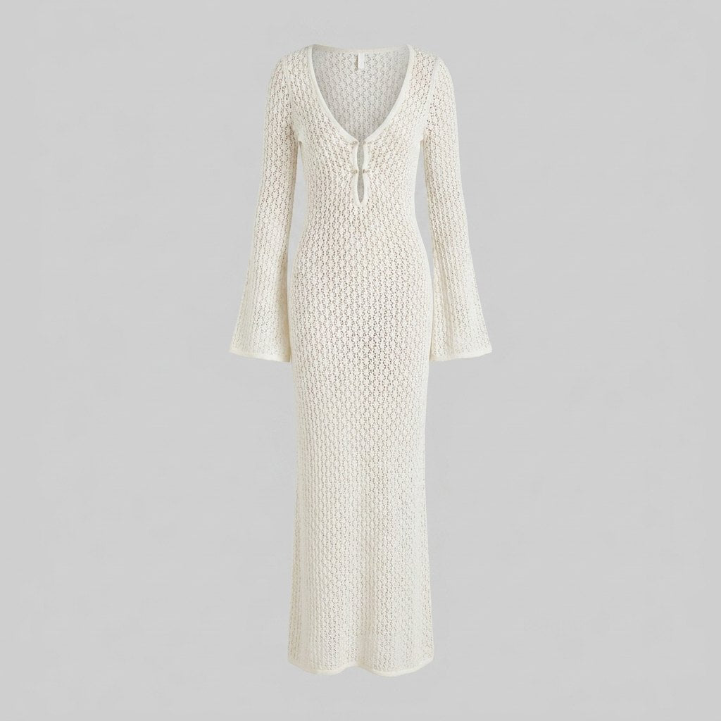 Cora | Maxi Dress Open Back, Perfect for Wedding Guest or Summer Events