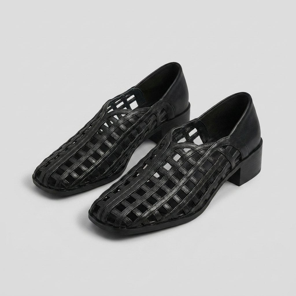Cora | Sandals for Women Hollow Out Design, Faux Leather