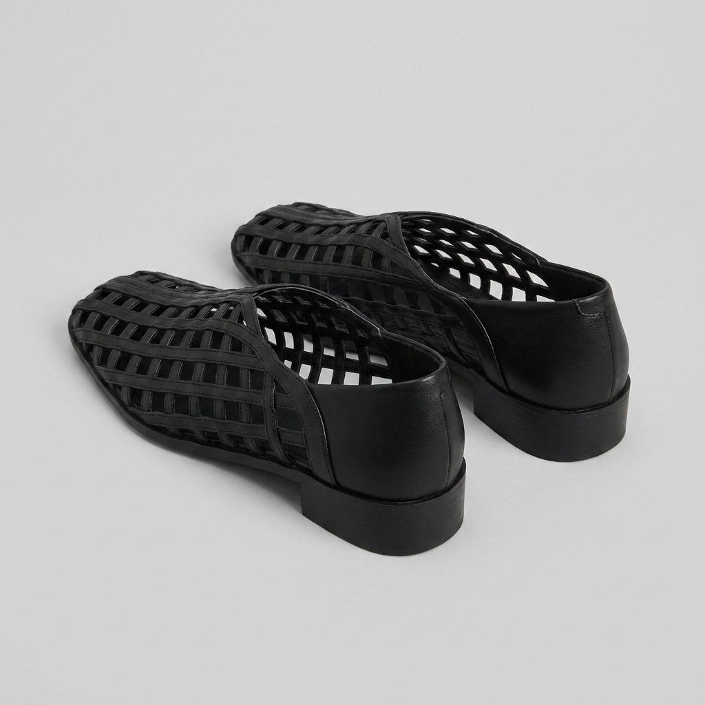 Cora | Sandals for Women Hollow Out Design, Faux Leather