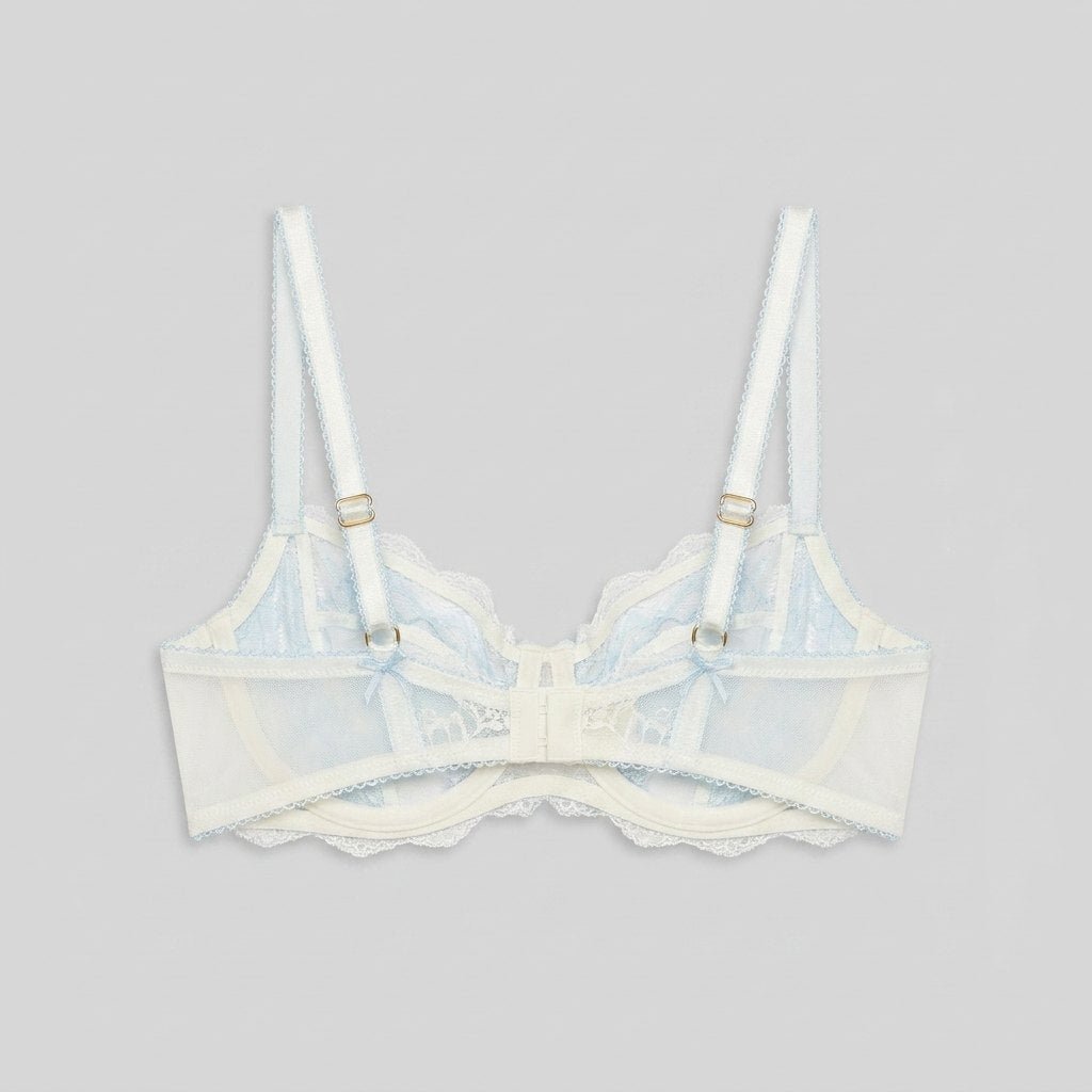 Dahlia Balcony Bra | Floral Chiffon, Underwired Fit