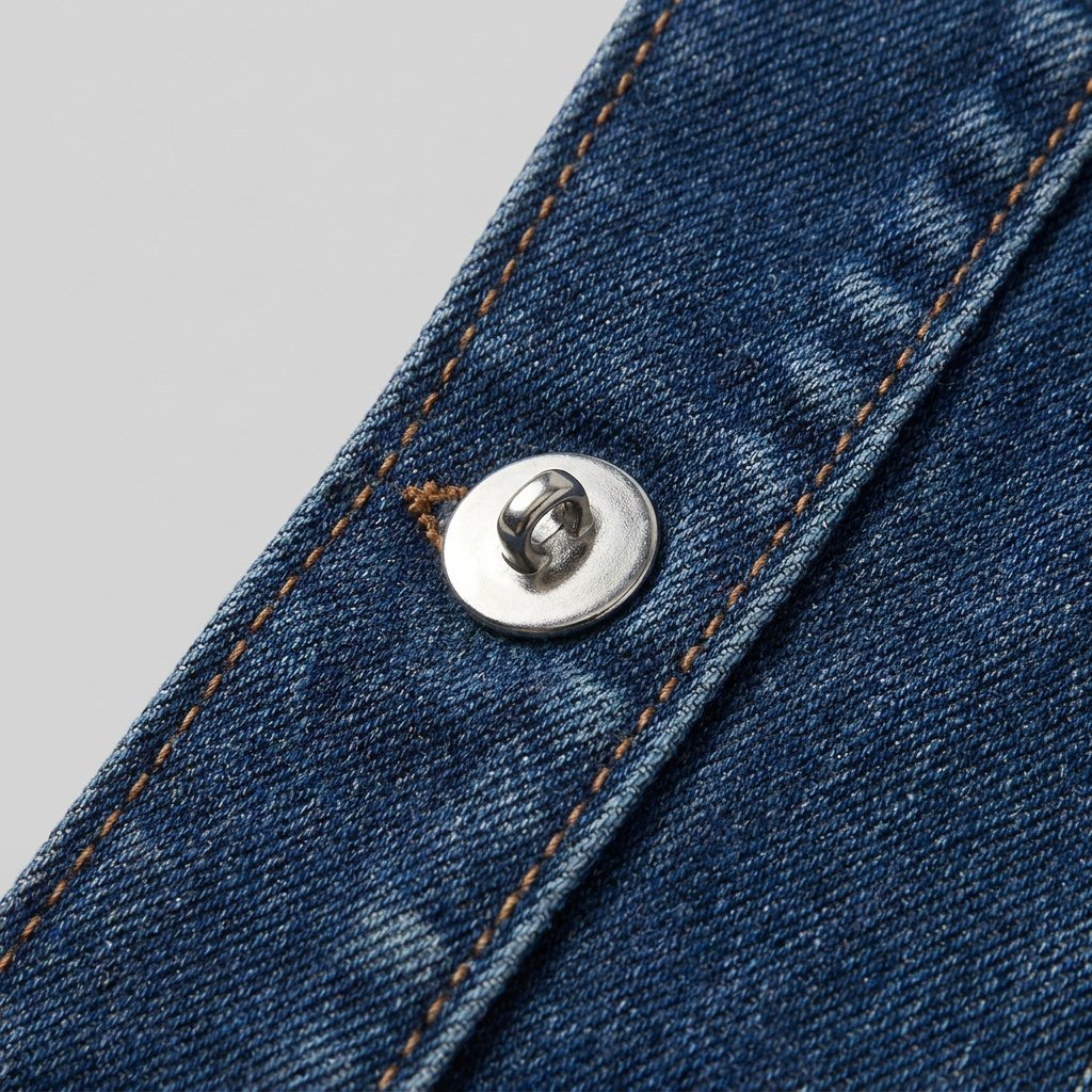 Daisy | Denim Dress Sleeveless, Collarless with Pockets for Women