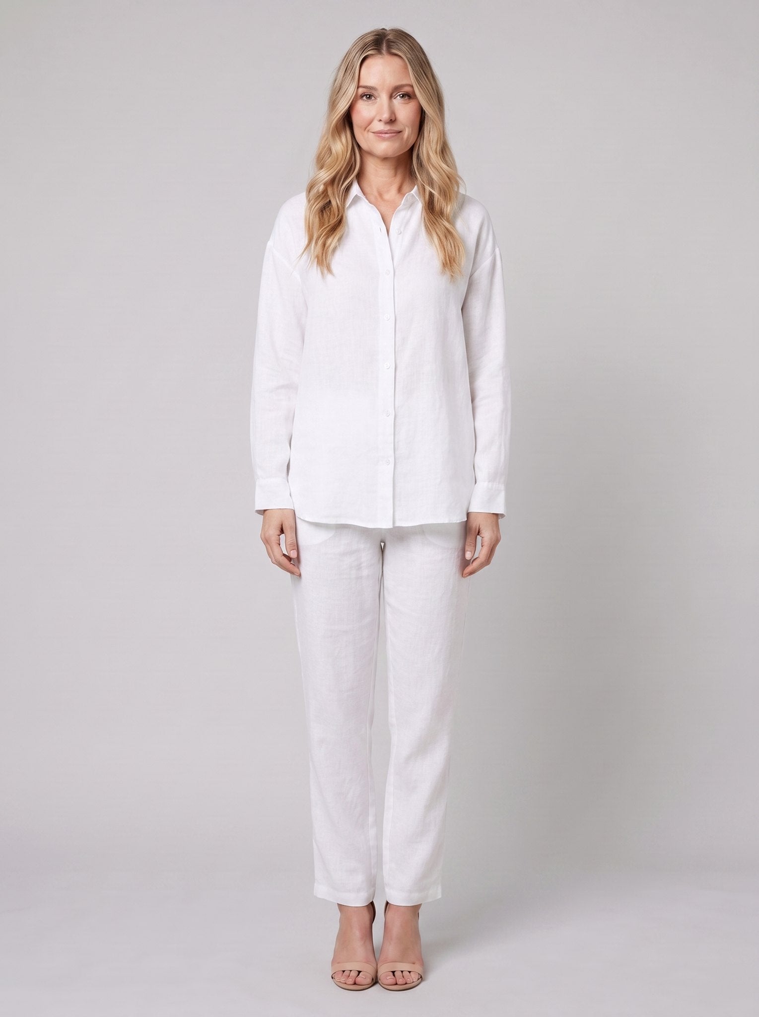 Dani Womens Blouse | Soft Cotton-Polyester Long Sleeve Top