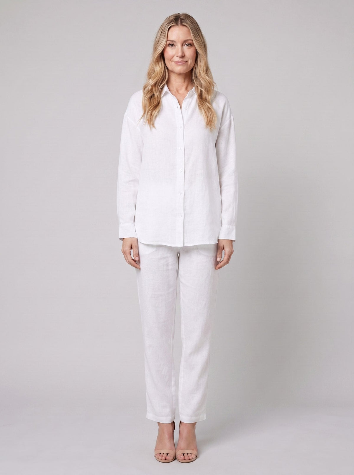 Dani Womens Blouse | Soft Cotton-Polyester Long Sleeve Top