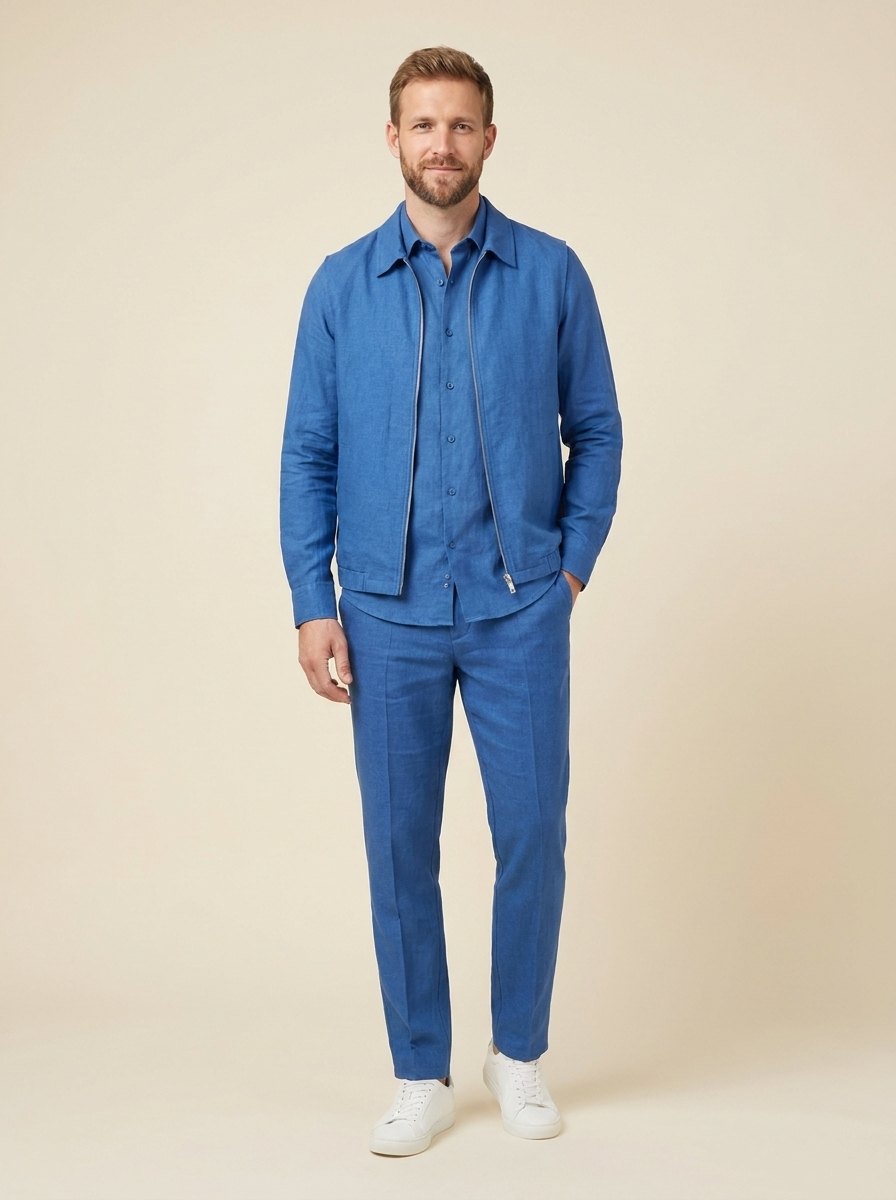 DARIO | Men's Set with Zip Vest