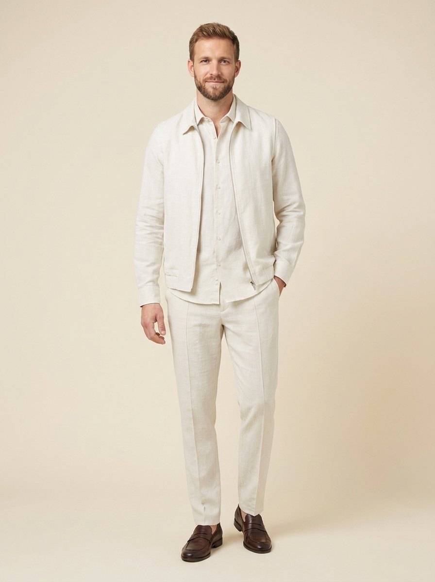 DARIO | Men's Set with Zip Vest