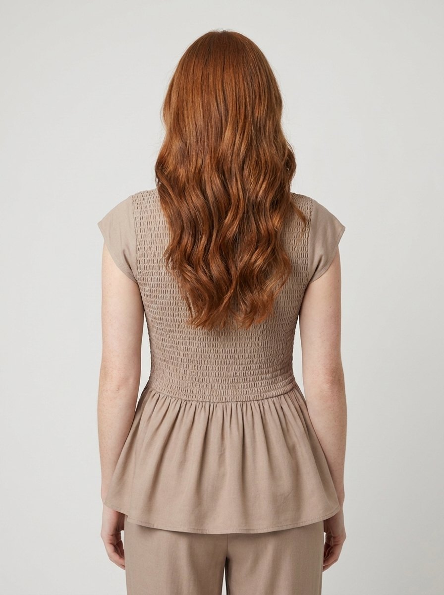 Dashi | Peplum Top