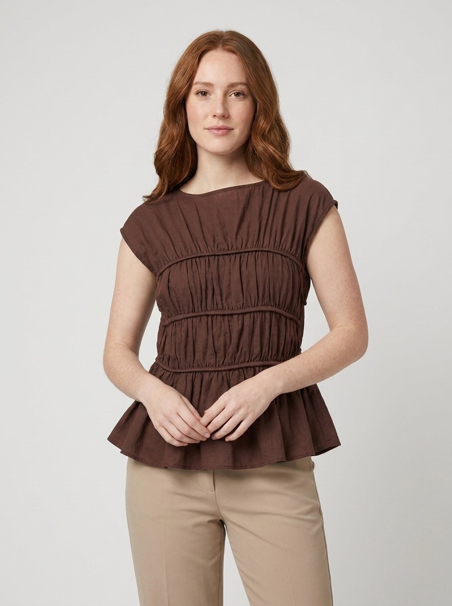 Dashi | Peplum Top